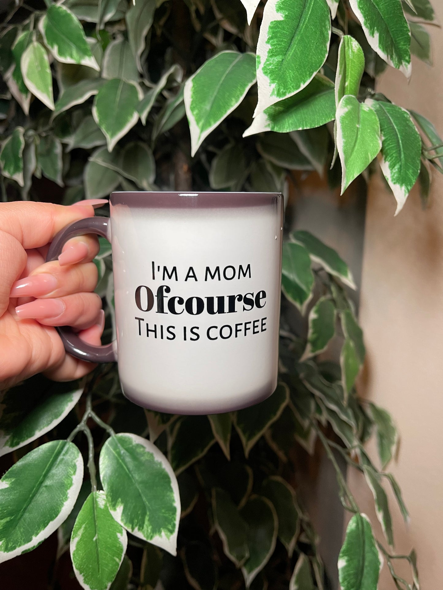 Ofcourse This Is Coffee In My Mug - The Perfect Gift - Just Because Gift For The Family - Coffee Lover But Keep It Cute - Mug For Everyone - Heat-reactive - 11oz Mug