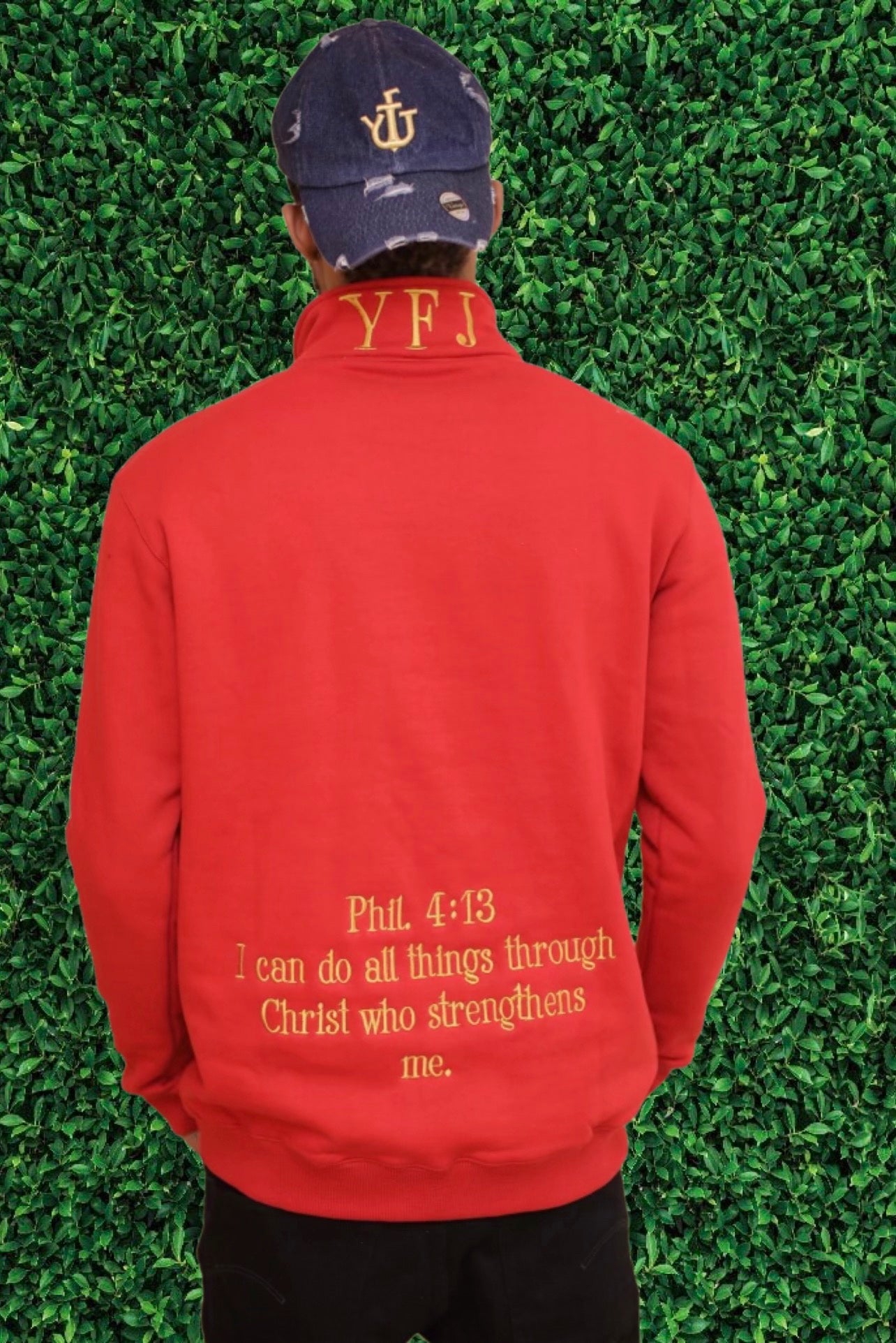 Philippians 4:13 - Bible Verse Zip-Up Sweater - Christian Sweater - Christianity - Limited Edition