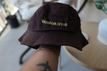 YFJ - YassForJesus Bucket Hat with Logo - Jesus is Your Anchor - Christianity