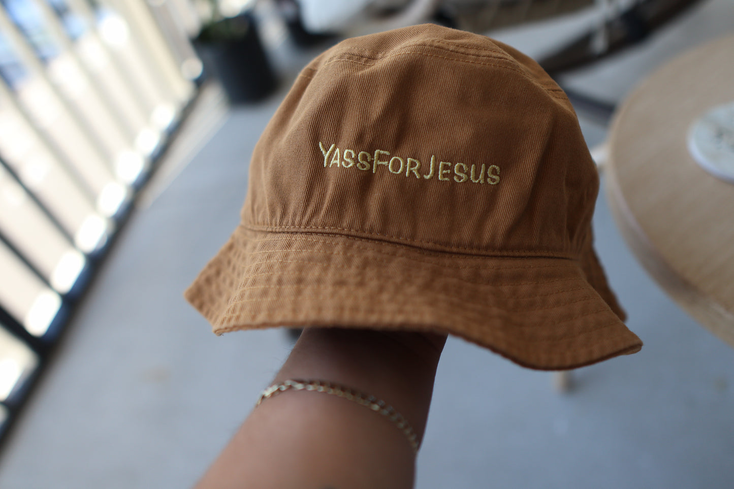 YFJ - YassForJesus Bucket Hat with Logo - Jesus is Your Anchor - Christianity