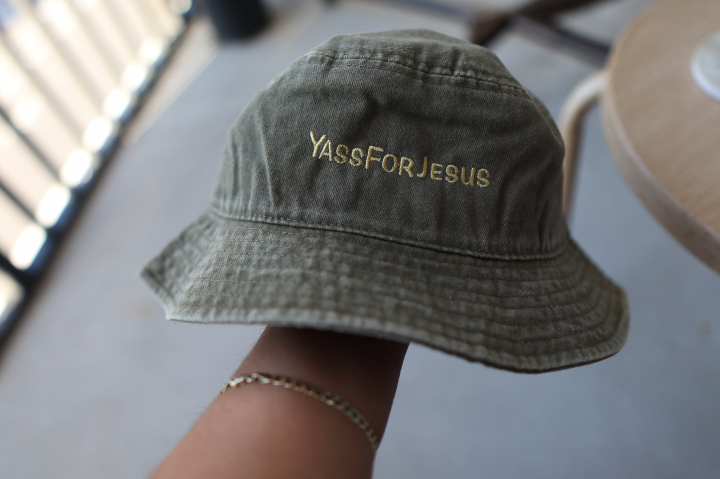 YFJ - YassForJesus Bucket Hat with Logo - Jesus is Your Anchor - Christianity