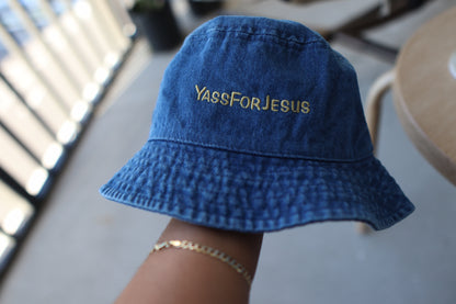 YFJ - YassForJesus Bucket Hat with Logo - Jesus is Your Anchor - Christianity