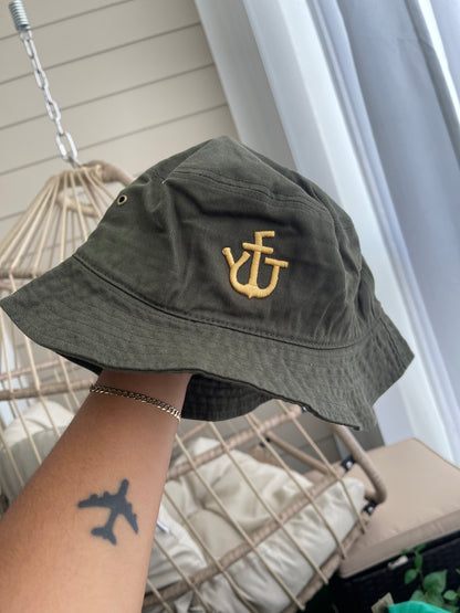 YFJ - YassForJesus Bucket Hat with Logo - Jesus is Your Anchor - Christianity