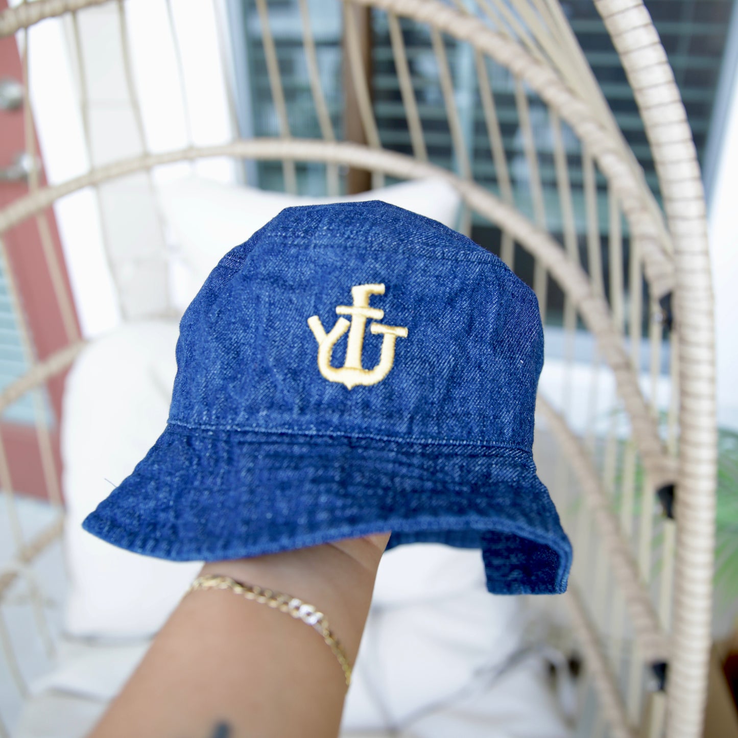 YFJ - YassForJesus Bucket Hat with Logo - Jesus is Your Anchor - Christianity