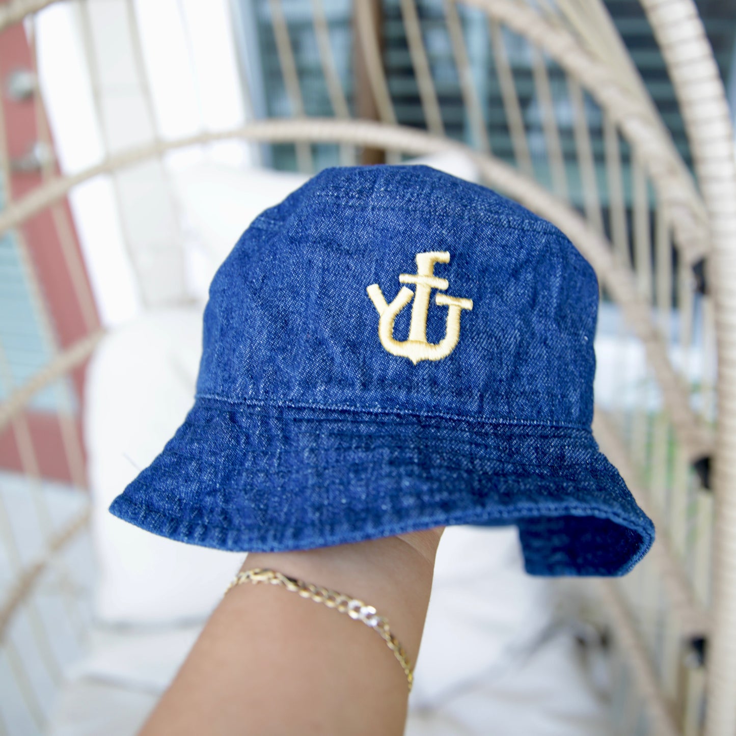 YFJ - YassForJesus Bucket Hat with Logo - Jesus is Your Anchor - Christianity