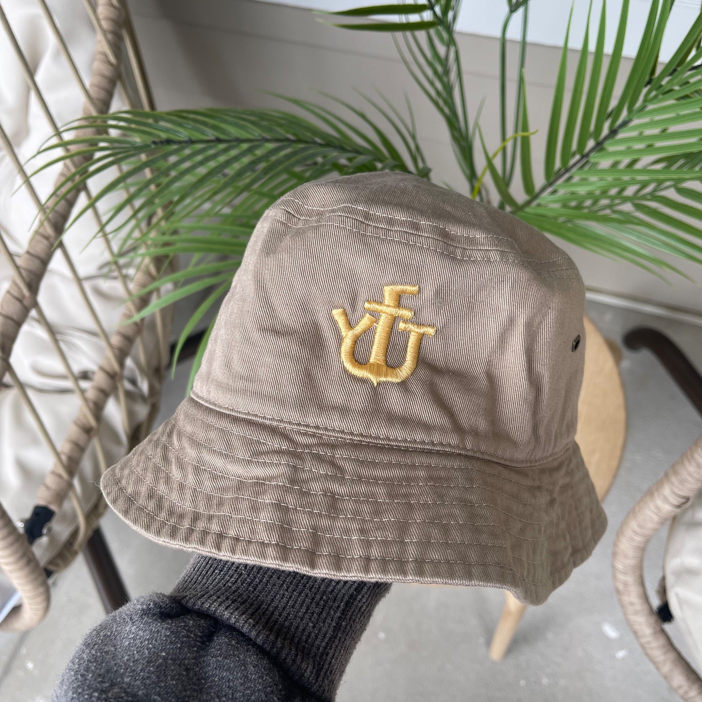 YFJ - YassForJesus Bucket Hat with Logo - Jesus is Your Anchor - Christianity